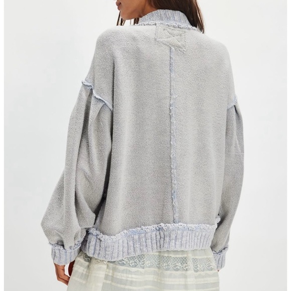 Nwt We The Free People Bubble Gum Pink Cute in this Cardi Cardigan Barbie Pink - Picture 4 of 5